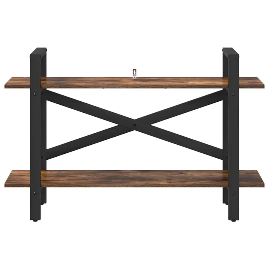 Étagère Chêne fumé 100 x 33,5 x 64 cm Bois d'ingénierie - 5