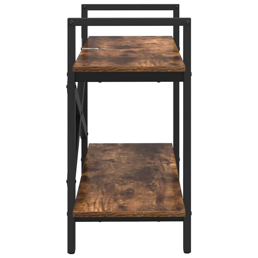 Étagère Chêne fumé 100 x 33,5 x 64 cm Bois d'ingénierie - 6
