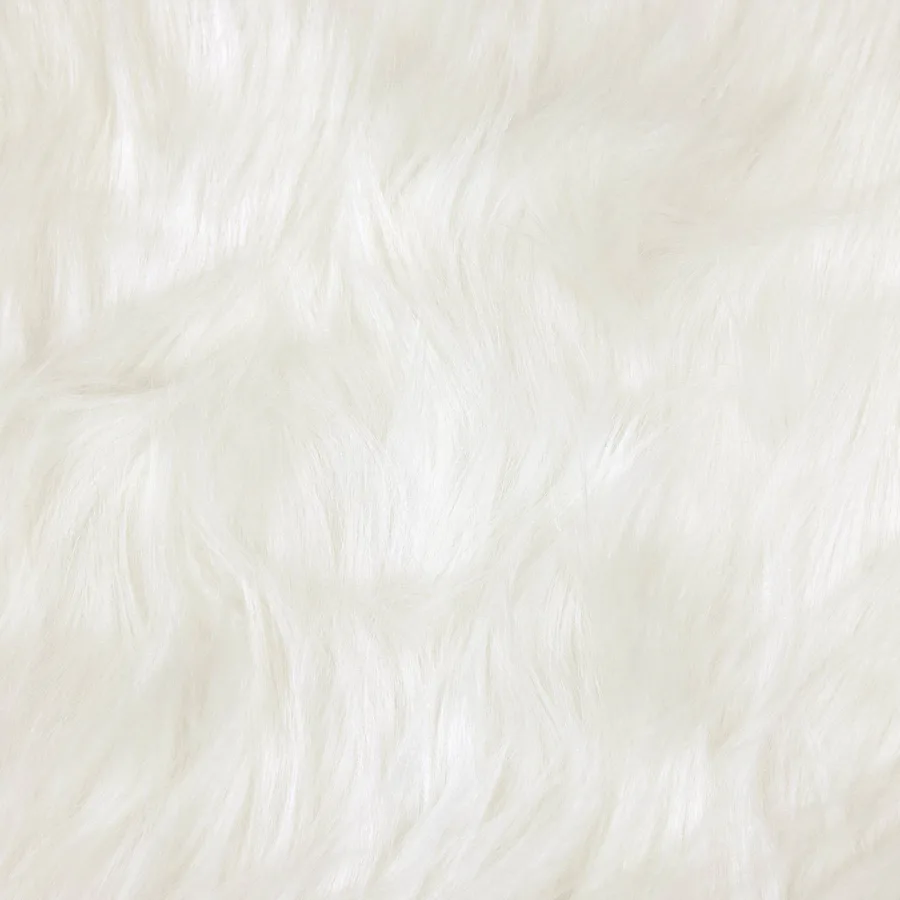 Tapis en fausse TAFALLA Blanc 60 x 110 cm Polyester - 9
