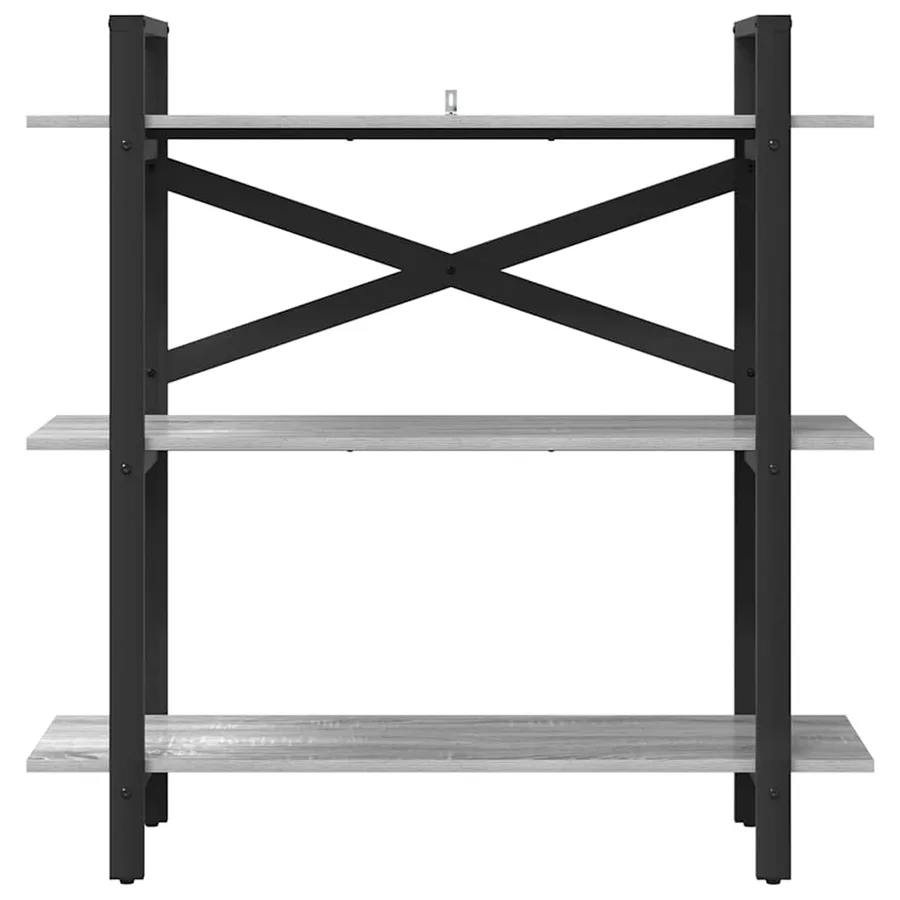 Étagère Gris Sonoma 100 x 33,5 x 102 cm Bois d'ingénierie - 5