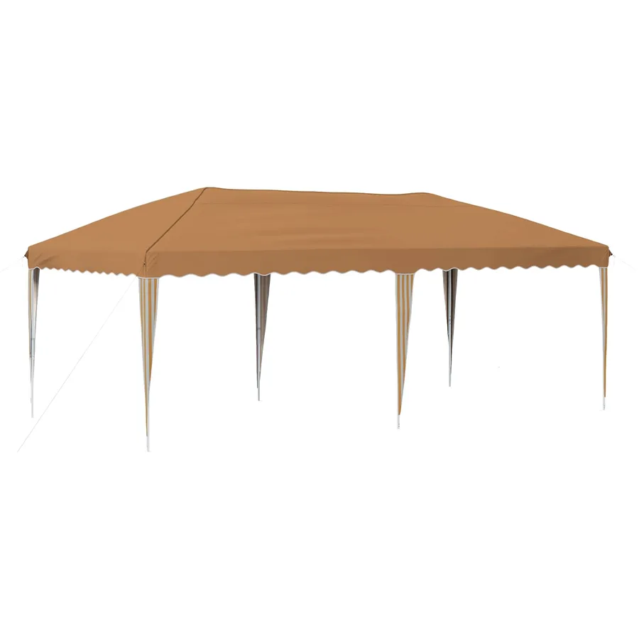 Tente de fête pop-up 575 x 290 x 245 cm Beige - 2