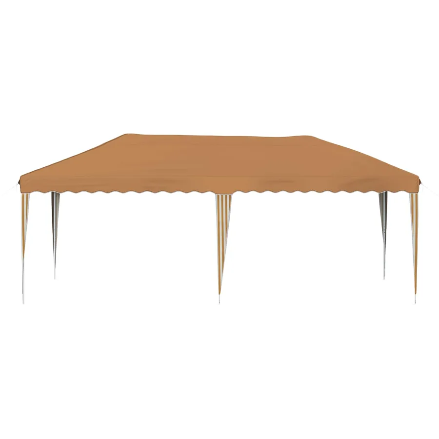 Tente de fête pop-up 575 x 290 x 245 cm Beige - 5