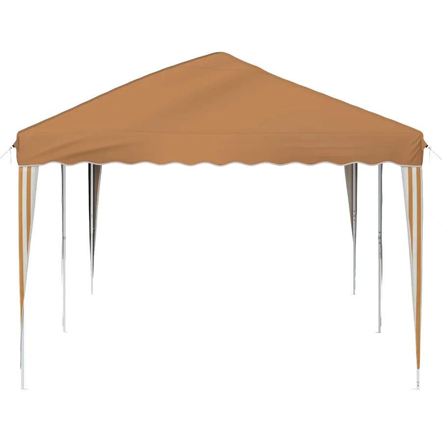 Tente de fête pop-up 575 x 290 x 245 cm Beige - 6