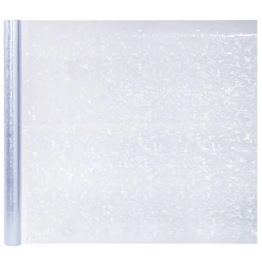 Films pour fenêtre 5 pcs dépoli motif arc-en-ciel 3D PVC - 4