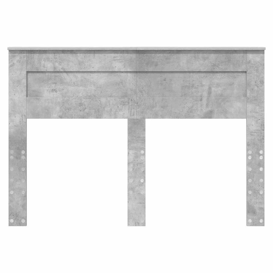Tête de lit Gris béton Bois d'ingénierie - 4