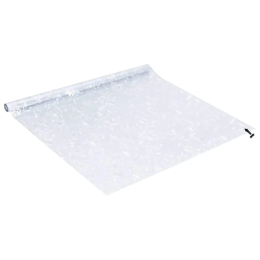 Films pour fenêtre 2 pcs dépoli motif de fleur PVC - 5