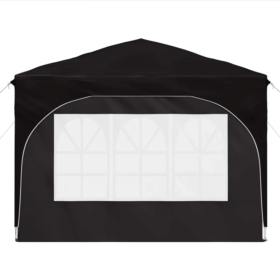 Tente de fête pop-up 290 x 290 x 245 cm Noir - 7