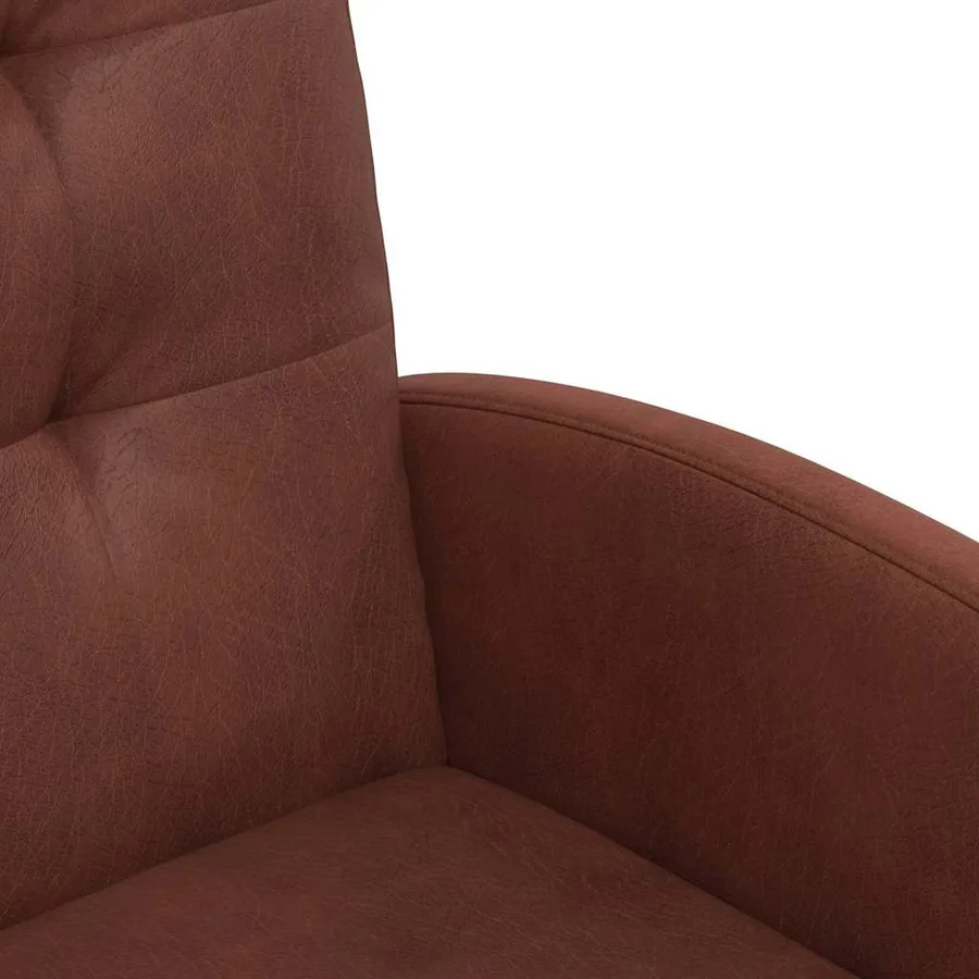 Chaises de Salle à Manger avec Roues 2 pcs Marron brillant - 7