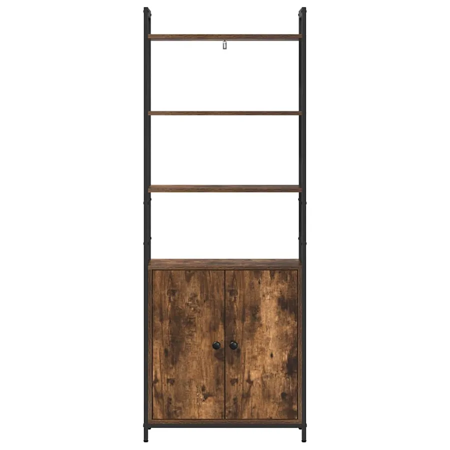 Bibliothèque Chêne fumé 60 x 24 x 161 cm Bois d'ingénierie - 6