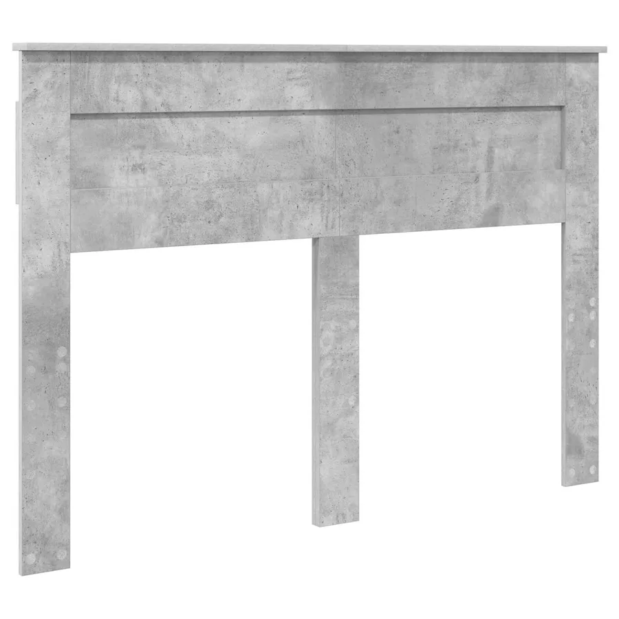 Tête de lit Gris béton Bois d'ingénierie - 2