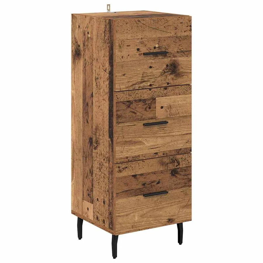 Haut Armoire Bois Ancien 34,5 x 34 x 180 cm Bois d'ingénierie - 6