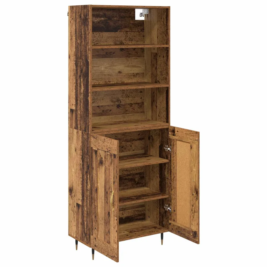 Haut Armoire Bois Ancien 69,5 x 34 x 180 cm Bois d'ingénierie - 5