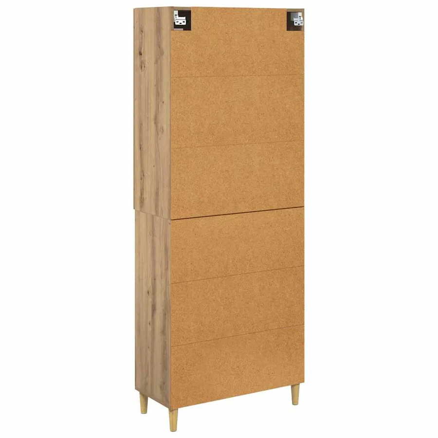 Haut Armoire Chêne artisanal 69,5 x 34 x 180 cm - 10
