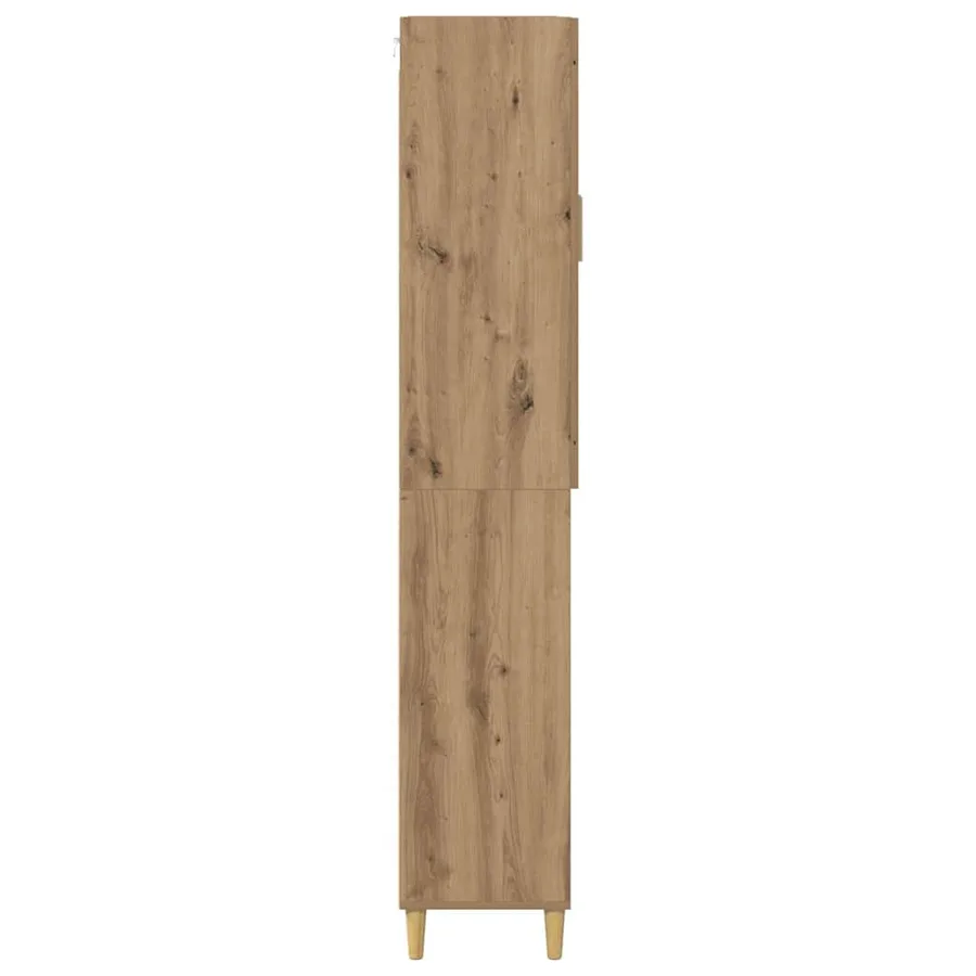 Haut Armoire Chêne artisanal 69,5 x 34 x 180 cm - 9
