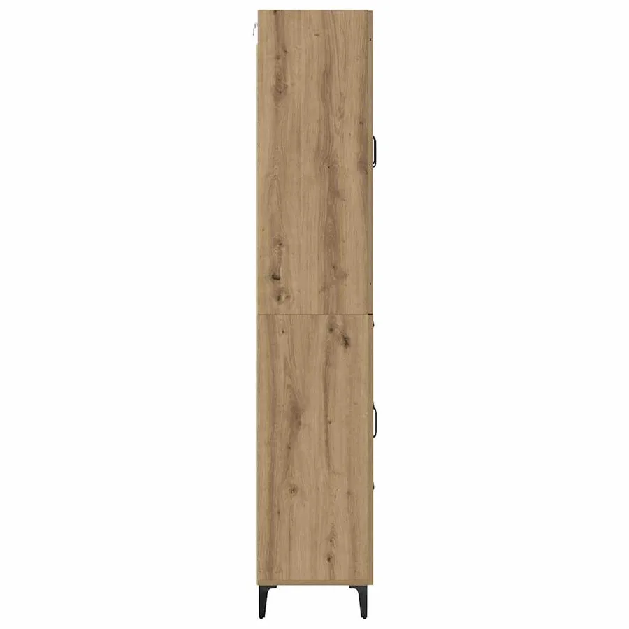 Haut Armoire Chêne artisanal 69,5 x 34 x 180 cm - 7
