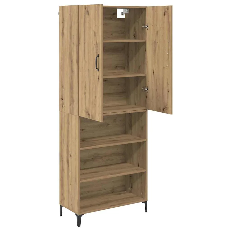 Haut Armoire Chêne artisanal 69,5 x 34 x 180 cm - 5