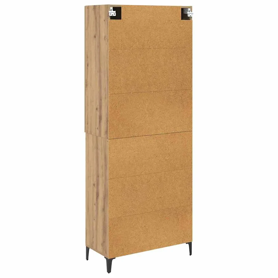 Haut Armoire Chêne artisanal 69,5 x 34 x 180 cm - 8