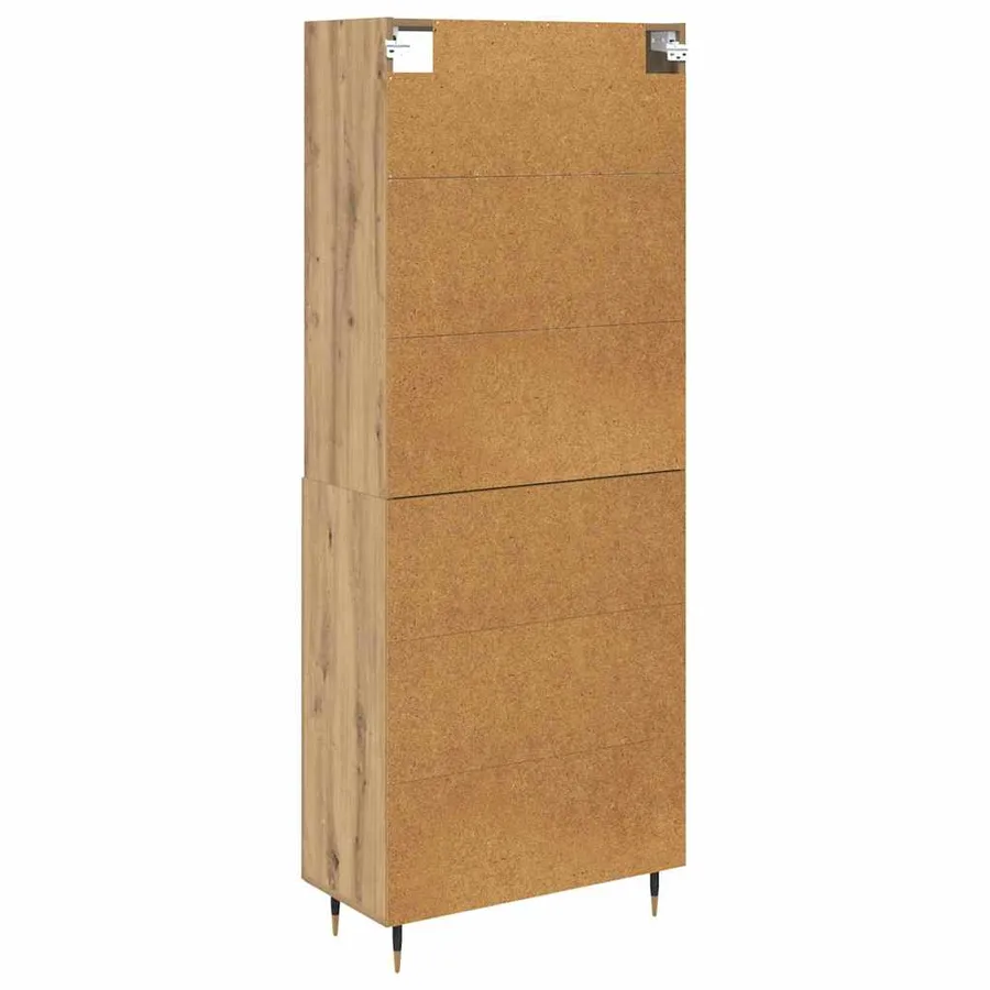 Haut Armoire Chêne artisanal 69,5 x 34 x 180 cm - 10