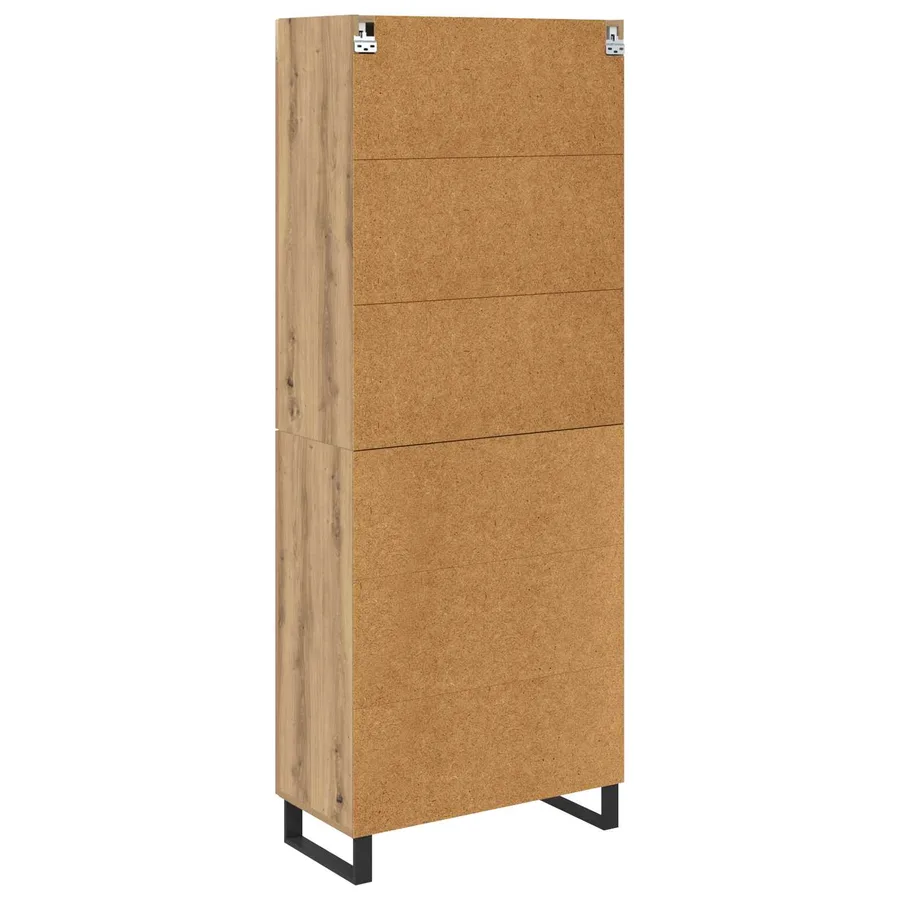 Haut Armoire 2 pcs Chêne artisanal 69,5 x 34 x 180 cm - 10