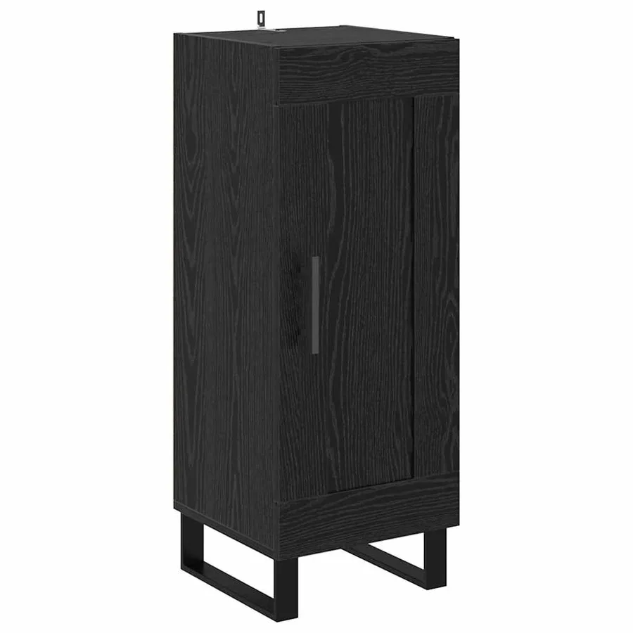 Haut Armoire Chêne noir 34,5 x 34 x 180 cm Bois d'ingénierie - 6