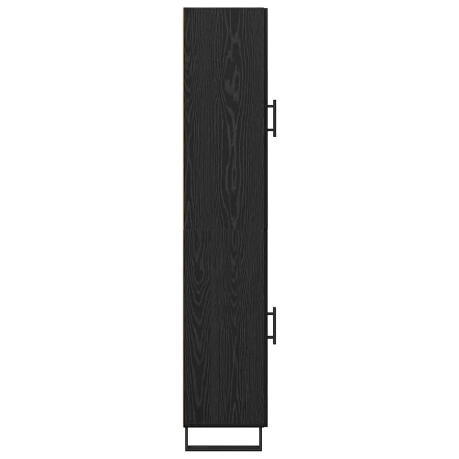 Haut Armoire Chêne noir 34,5 x 34 x 180 cm Bois d'ingénierie - 9