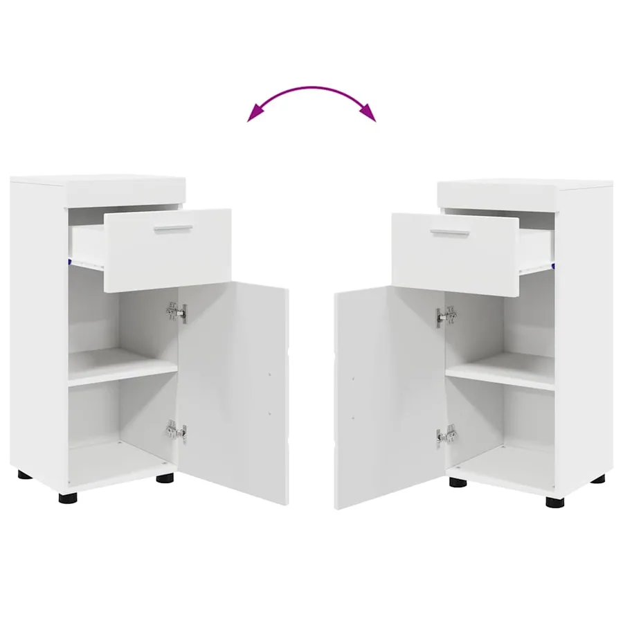 Ensemble de mobilier de salle de bain TULUM 3 pcs Blanc - 6