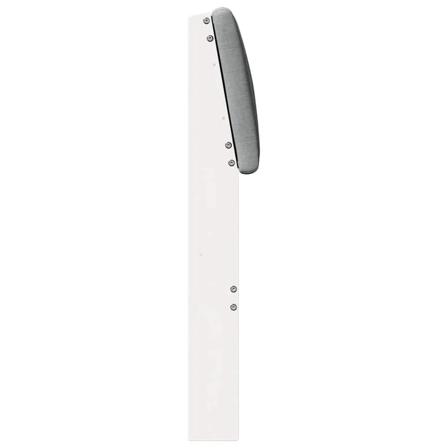 Tête de lit capitonnée Gris clair 160 cm Pin massif - 5