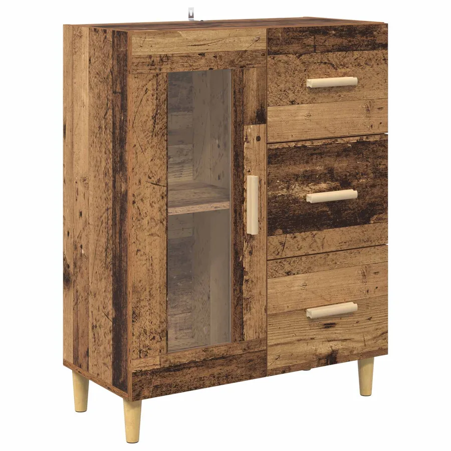 Buffet Bois Ancien 69,5 x 34 x 90 cm Bois d'ingénierie - 2