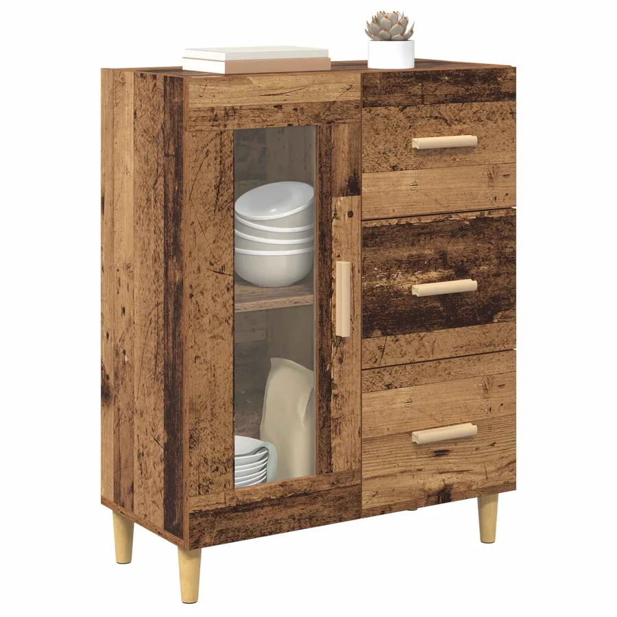 Buffet Bois Ancien 69,5 x 34 x 90 cm Bois d'ingénierie - 3