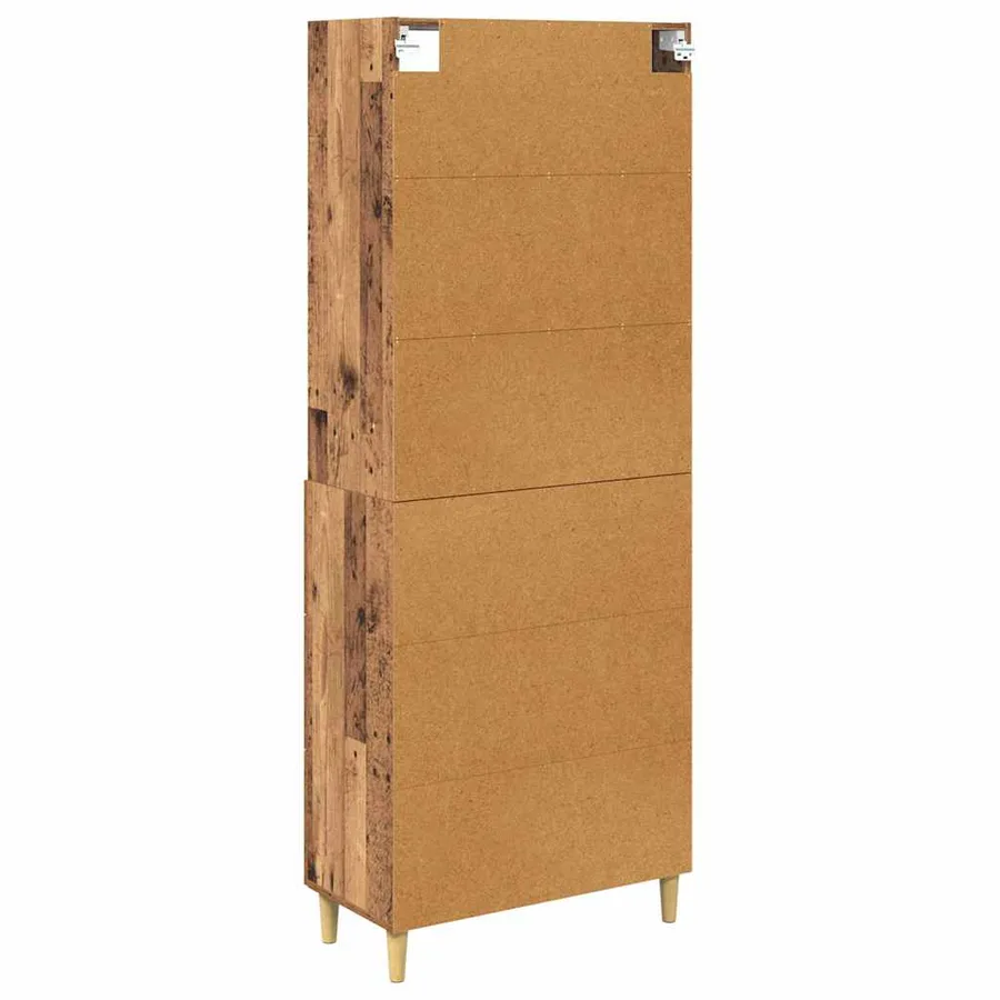 Haut Armoire Bois Ancien 69,5 x 34 x 180 cm Bois d'ingénierie - 8