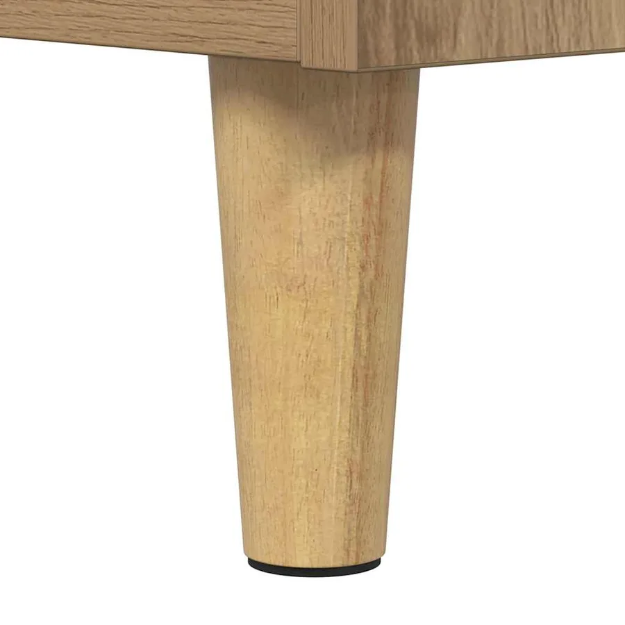 Table basse Chêne artisanal 90 x 50 x 35 cm Bois d'ingénierie - 9