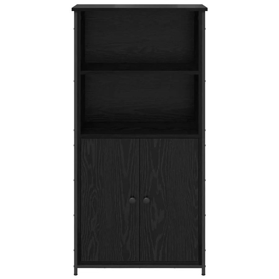 Haut Armoire Chêne noir 62 x 36 x 121,5 cm Bois d'ingénierie - 6