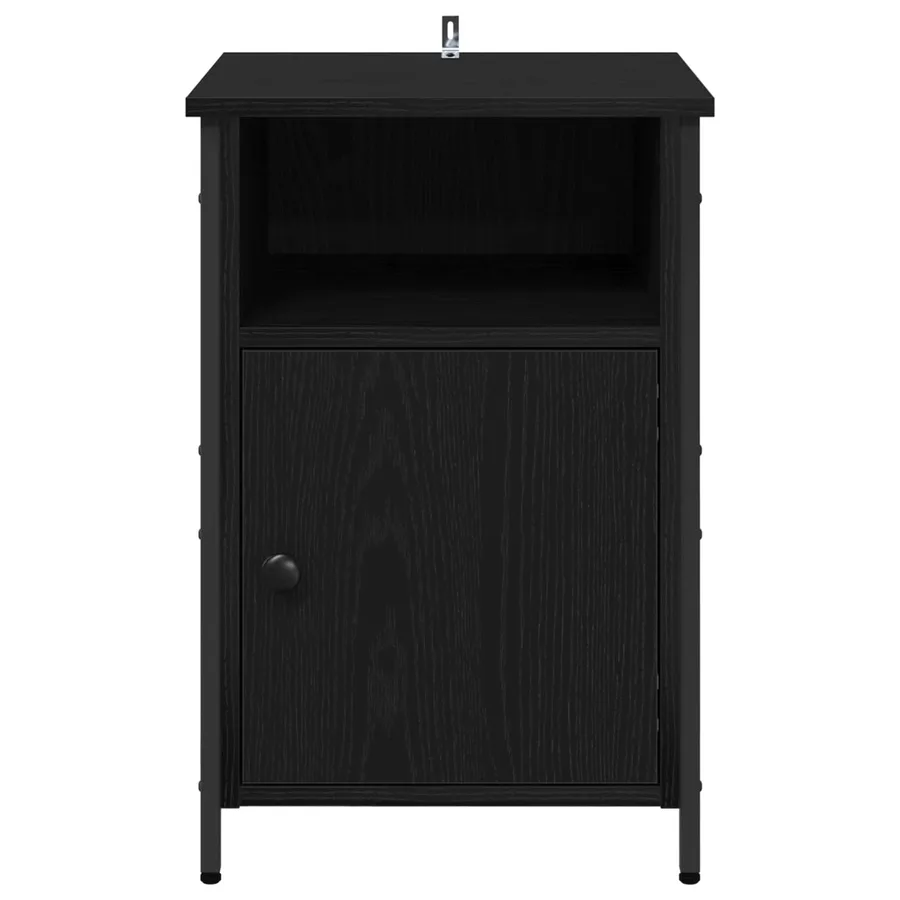 Cabinet de chevet 2 pcs Chêne noir 40 x 42 x 60 cm - 7
