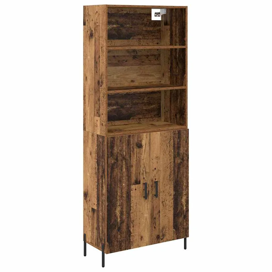 Haut Armoire Bois Ancien 69,5 x 32,5 x 180 cm Bois d'ingénierie - 2