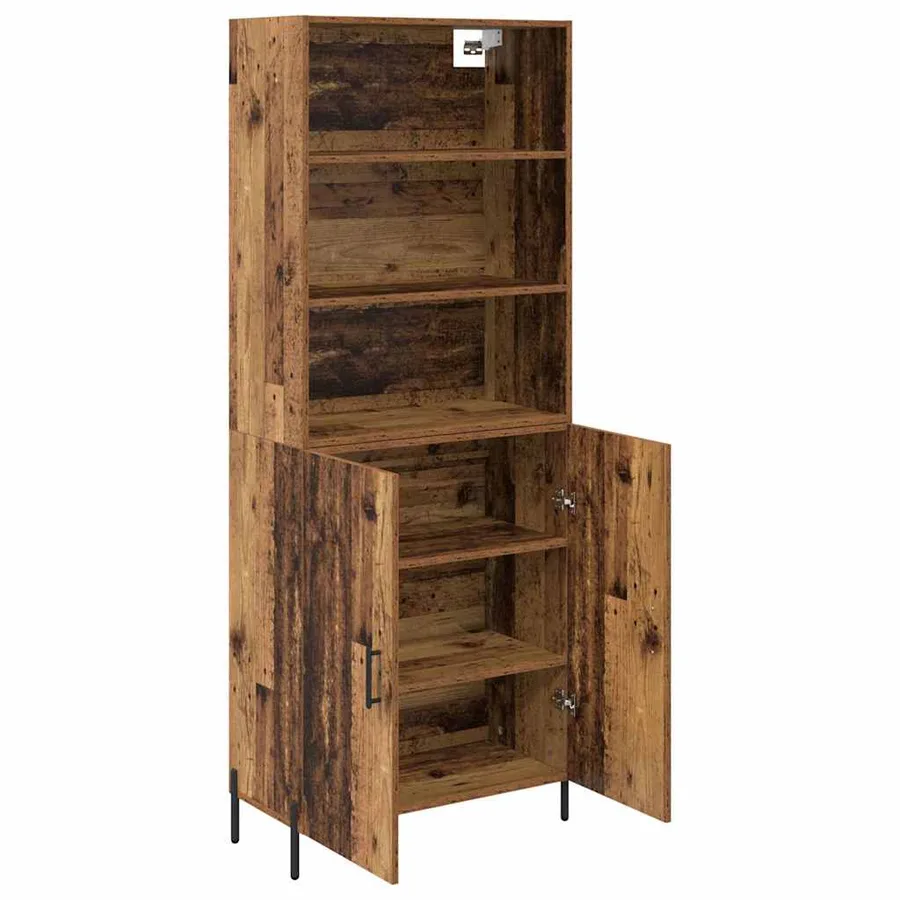 Haut Armoire Bois Ancien 69,5 x 32,5 x 180 cm Bois d'ingénierie - 5