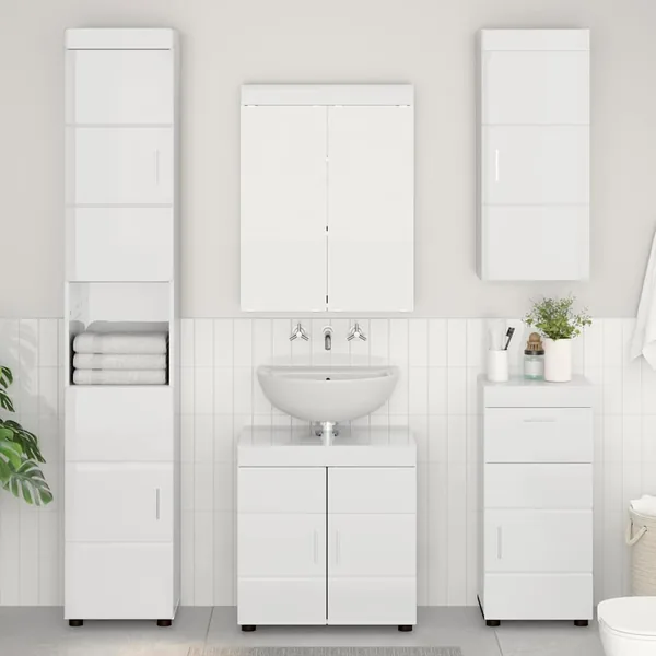 Ensemble de mobilier de salle de bain TULUM 5 pcs