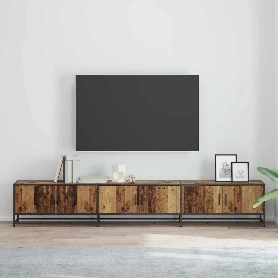 Unites TV 240 x 35 x 41 cm Bois Ancien Bois d'ingénierie