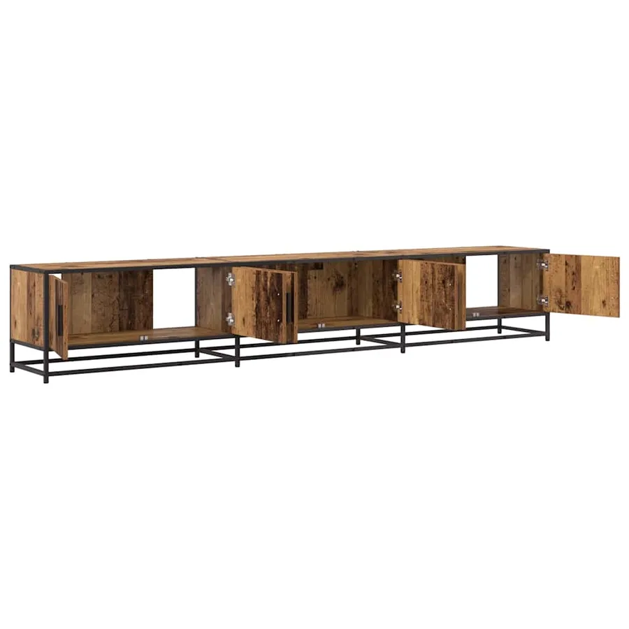 Unites TV 240 x 35 x 41 cm Bois Ancien Bois d'ingénierie - 5