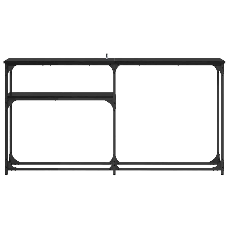 TableConsole Chêne noir 146 x 22.5 x 75 cm Bois d'ingénierie - 5