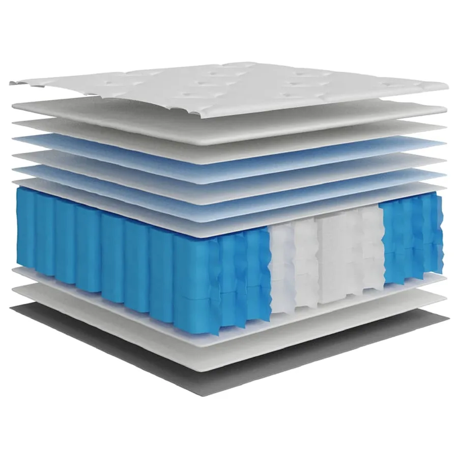 Matelas à ressorts ensachés moyen 70x200 cm - 7