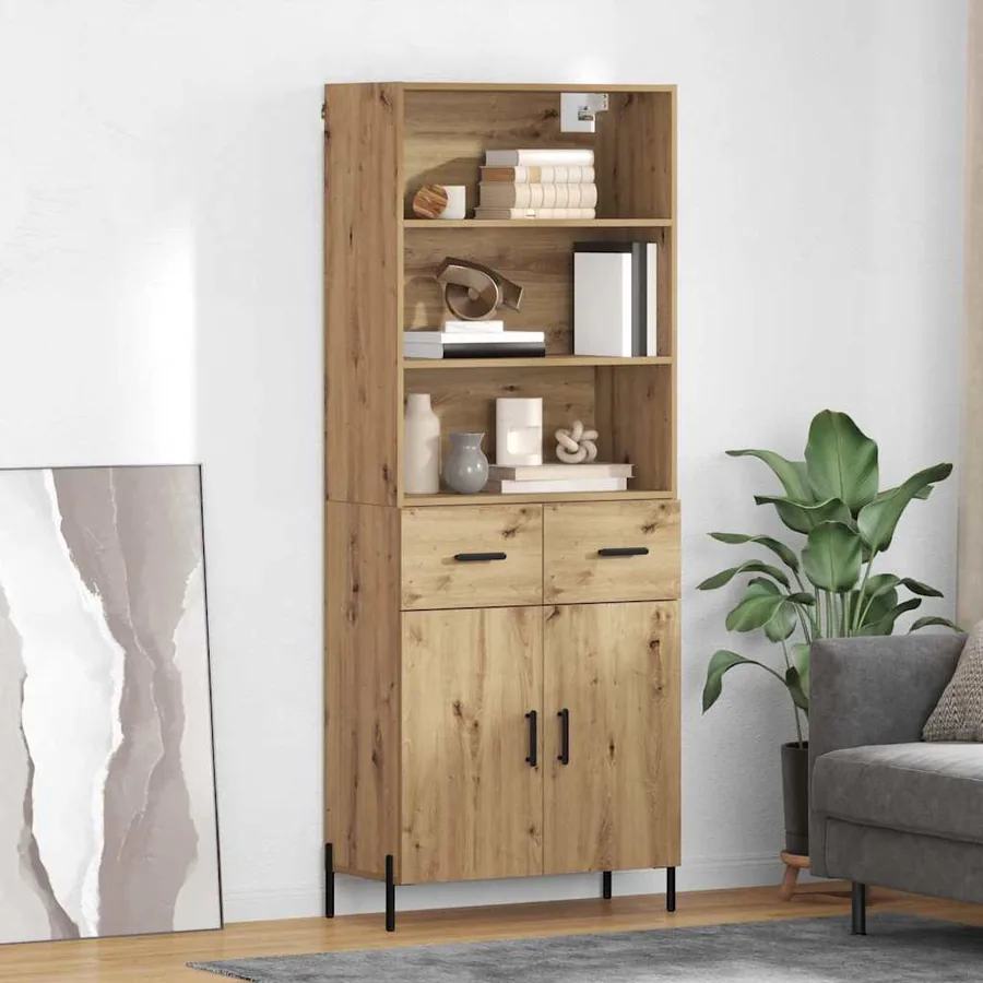 Haut Armoire Chêne artisanal 69,5 x 32,5 x 180 cm