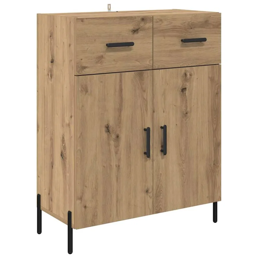 Haut Armoire Chêne artisanal 69,5 x 32,5 x 180 cm - 6