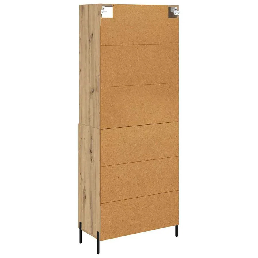 Haut Armoire Chêne artisanal 69,5 x 32,5 x 180 cm - 8