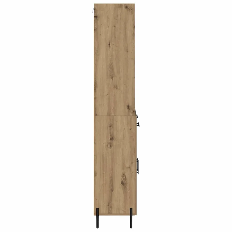 Haut Armoire Chêne artisanal 69,5 x 32,5 x 180 cm - 9