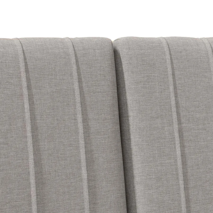 Tête de lit capitonnée Taupe 160 cm Pin massif - 7