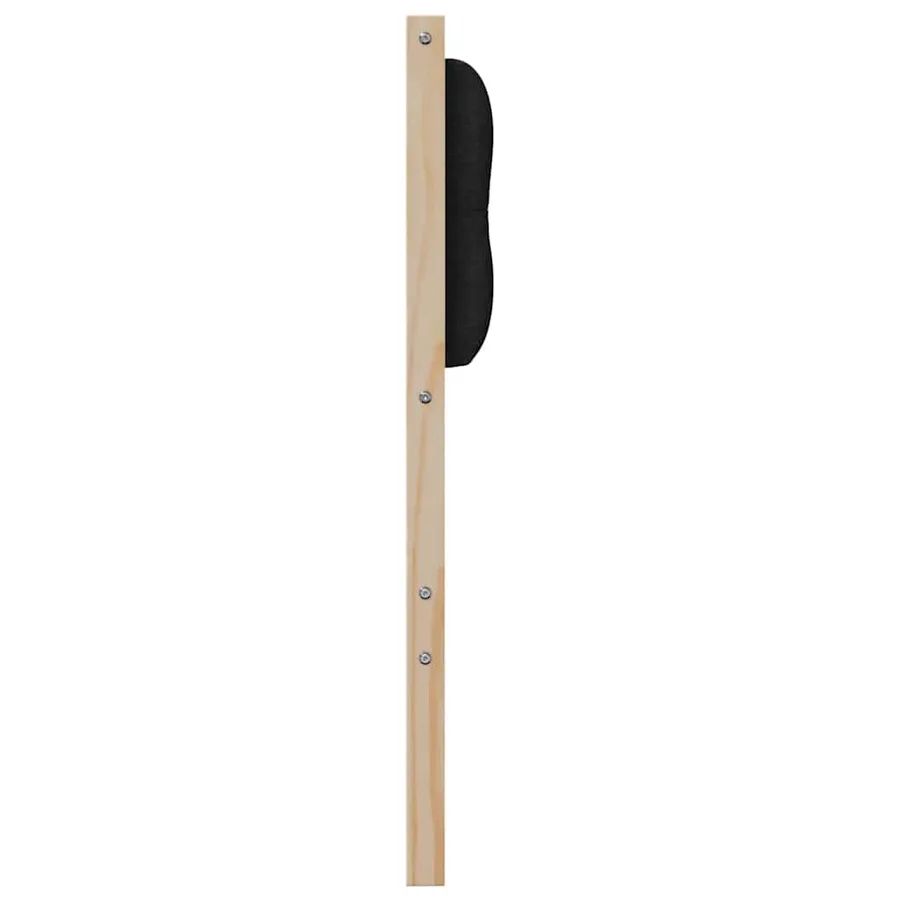 Tête de lit Autre Marron et noir 180 cm Bois massif en pin - 5