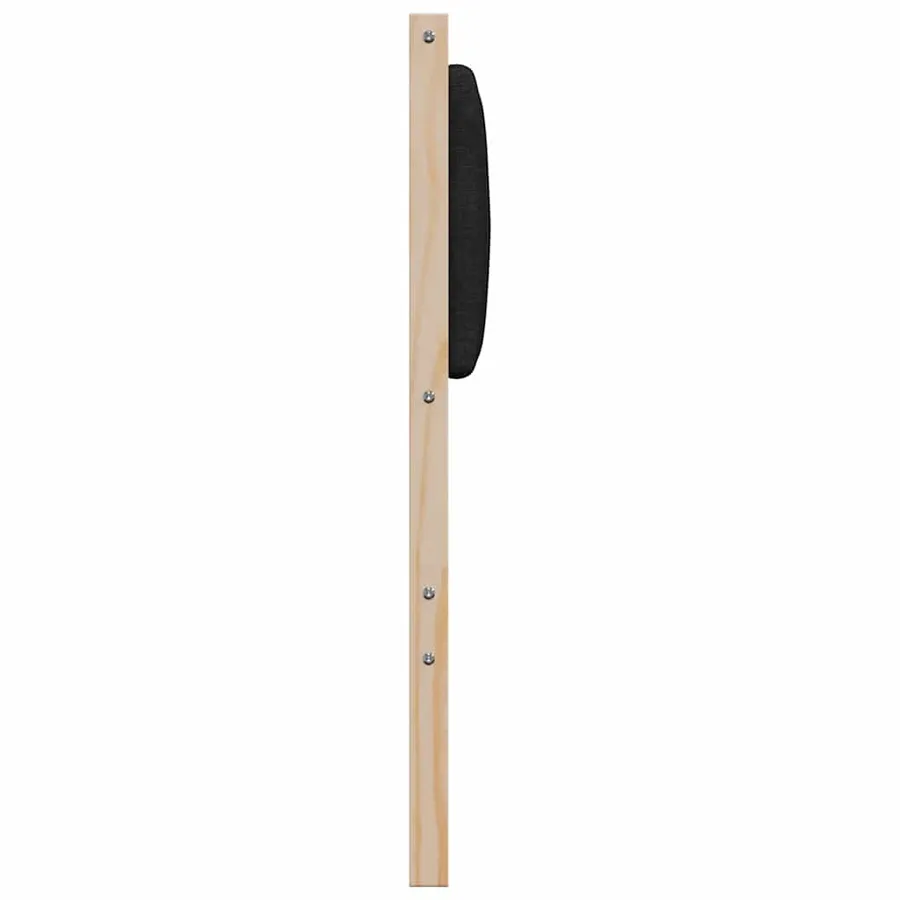 Tête de lit capitonnée Marron 100 cm Pin massif - 5