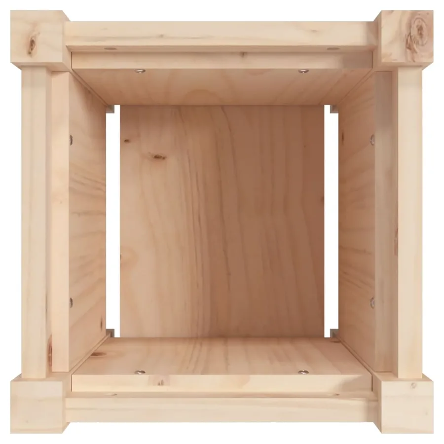 Jardinières 2 pcs bois de pin massif - 9