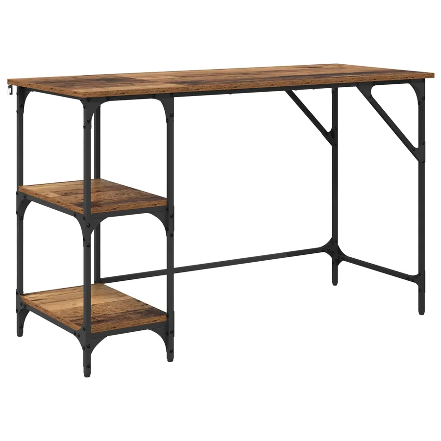 Bureau Bois Ancien 120 x 50 x 75 cm Bois d'ingénierie - 2