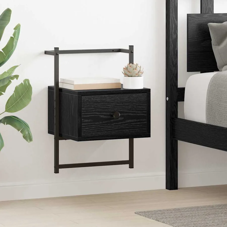 Cabinet de chevet Chêne noir 35 x 30 x 51 cm Bois d'ingénierie